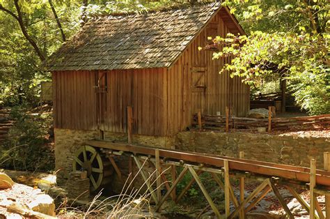 Grist Mill And Overshot Water Wheel Photograph By Christopher Flees
