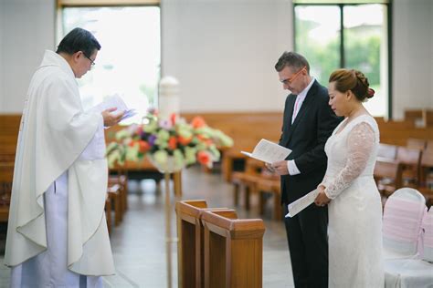 Philip And Joan Convalidation Ceremony Catholic Church Of St Ignatius