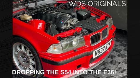 Bmw E36 M3 S54 Build Episode 4 Dropping The S54 Into The E36 Wds