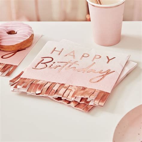 Pink And Rose Gold Streamers Backdrop Rose Gold Birthday Etsy