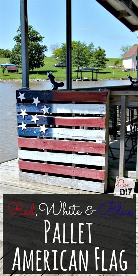 Diy Pallet Ideas Make An Easy And Inexpensive American Flag Pallet