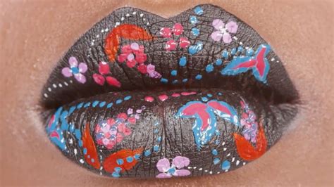 Floral Lip Art Tutorial With Artist Vlada Haggerty Allure