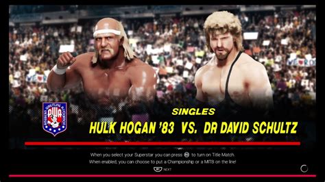 Hulk Hogan Vs Dr D David Schultz Nwa Ultimate Showdown Youtube