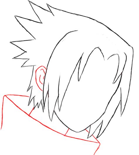 Sasuke Drawing Eyes Contour Sasuke Trying To Vary The Thickness And