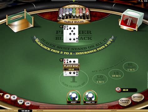 Play Premier Blackjack Hi Lo Gold By Microgaming Free Blackjack Games