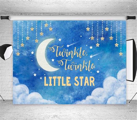 Buy Fanghui 7x5ft Moon Night Sky Twinkle Twinkle Little Star