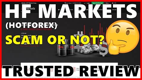 📌 Hf Markets Hotforex Scam Or Not Trusted Review For Traders Youtube
