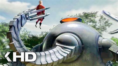 The Incredibles Movie Clip Dangerous Robot Catches Mr Incredible