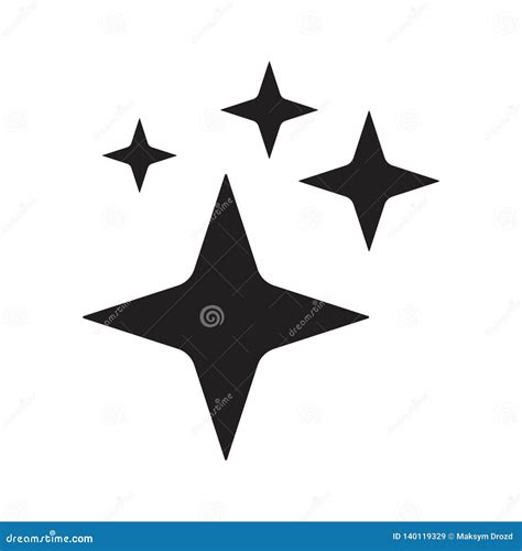 Sparkle Vector Icon Stock Vector Illustration Of Flash 140119329