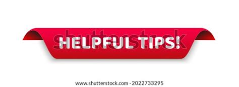 Flat Helpful Tips Banner Design Announcement Stock Vector Royalty Free