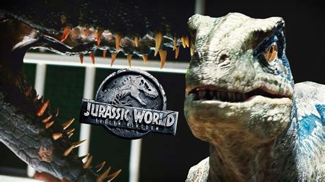 Blue Vs The Indoraptor A Jurassic World Fallen Kingdom Dinosaur Fight Youtube