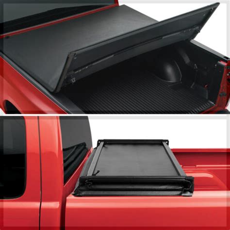 Fits 1982 1993 Chevy S10s15 6ft Short Bed Soft Tri Fold Tonneau Cover