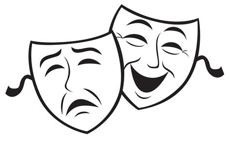 Clipart Of Theater Faces