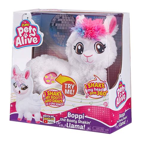 Pets Alive Boppi The Booty Shakin Llama Interactive Plush Toy Ebay