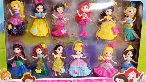 5 Minutes Satisfying With Unboxing Disney Princesses Rainbow Dress Play