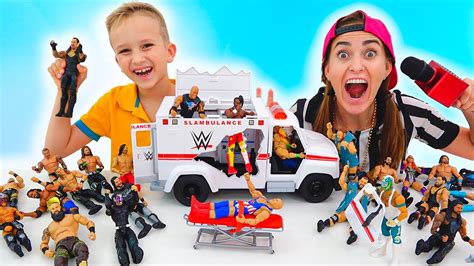 Vlad And Niki Have Fun With Wwe Toys Youtube
