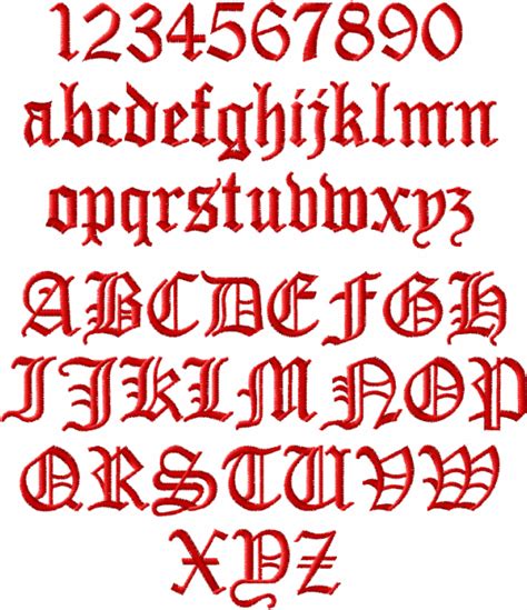 Old English Alphabet