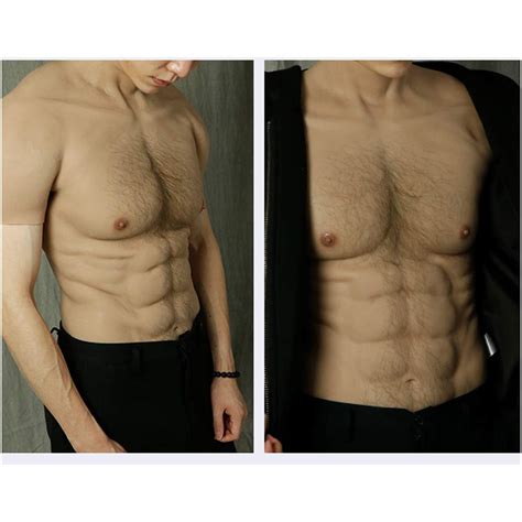 Buy Fhuili Silicone Fake Chest Muscle Vest Artificial Simulation