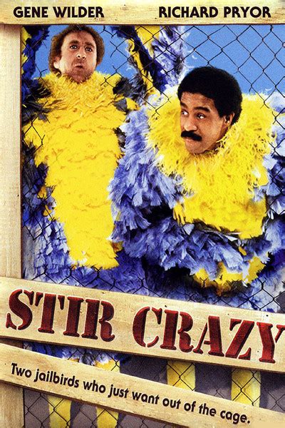 The worst performing picture at the box office of the four richard pryor and gene wilder movies. Stir Crazy Movie Review & Film Summary (1980) | Roger Ebert