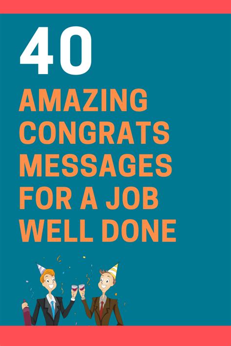 Best Congratulations Messages For A Job Well Done FutureofWorking Com