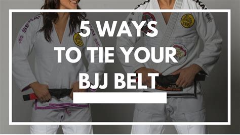 How To Tie A Jiu Jitsu Belt Outlast Bjj
