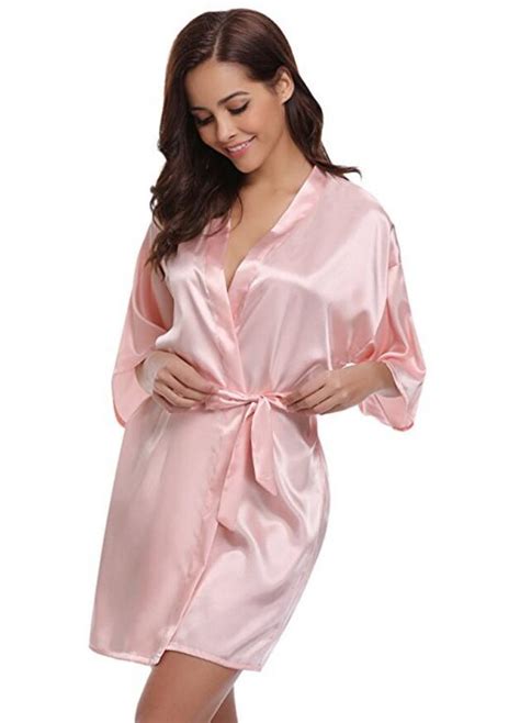 New Silk Kimono Robe Bathrobe Silk Amour Lingerie