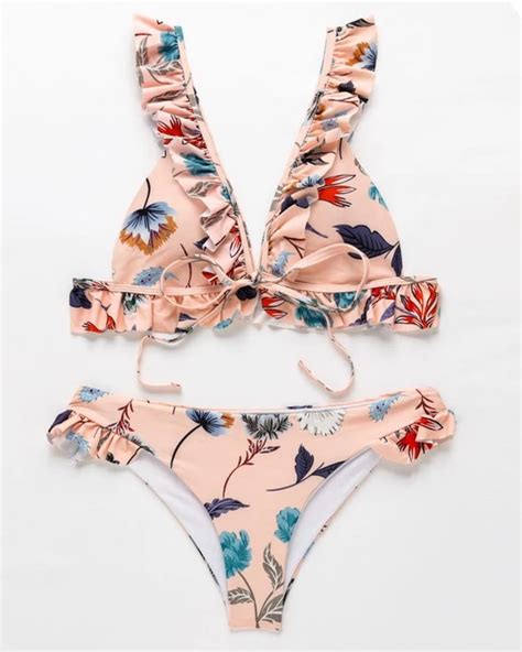 falabal floral print bikini set sunygal bikinis floral print bikini sets cute bikinis