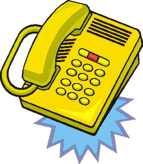 Download High Quality Telephone Clipart Yellow Transparent Png Images
