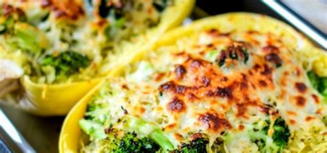 Broccoli And Cheese Stuffed Spaghetti Squash Boardwalk Property Management