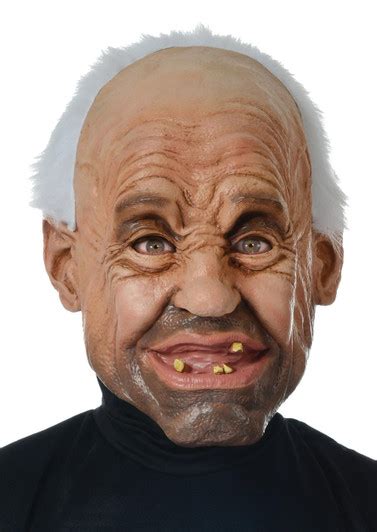 Seasonal Visions Creepy Old Man Mask With Hair At Online
