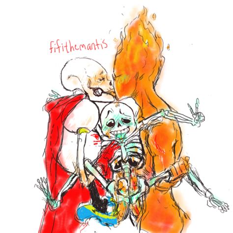 Post 2045529 Fifithemantis Grillby Papyrus Sans Undertale