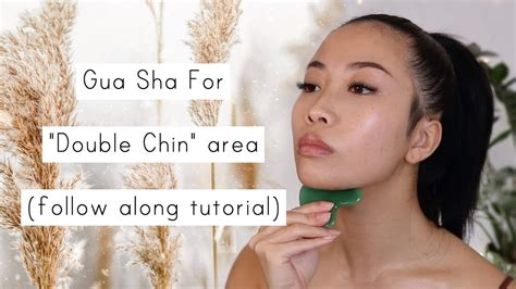Gua Sha For Double Chin Follow Along Tutorial Youtube