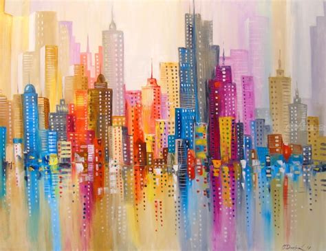 Paintings By Olha Darchuk Abstractimpressionism Architecture