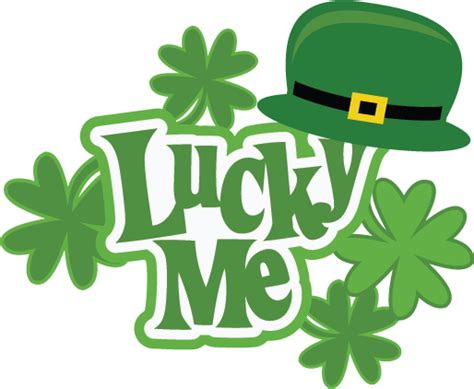 Lucky Me Svg Scrapbook Collection St Patricks Day Svg Files For