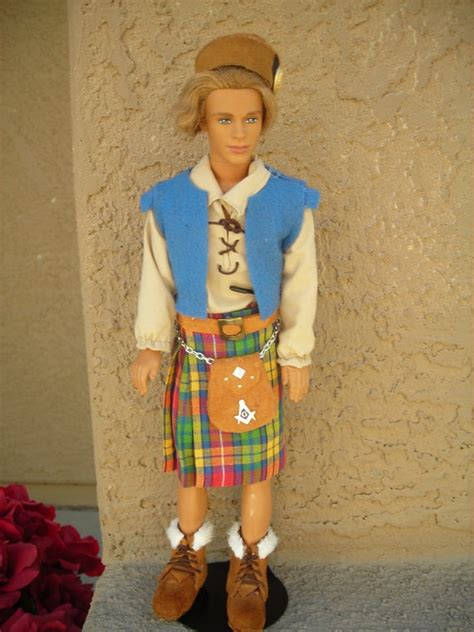 12 Inch Scottish Doll In Kilt By Theweeclansman On Etsy 3500