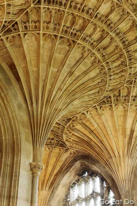 English Perpendicular Fan Vaulting In Peterborough Cathedral