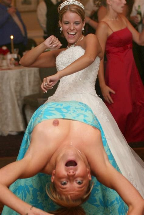 Embarrassing Wardrobe Malfunction At The Wedding Reception Porn Pic
