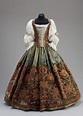 Dress: ca. mid 17th | 17th century fashion, Historical dresses ...