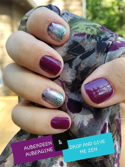 We're here to zen our way to a utopian life, rich with love, laughter & joy. #colorstreet Auberdeen Aubergine & Drop And Give Me Zen ...