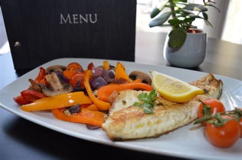 Recipe Oven Baked Mediterranean Vegetables With Fresh Sea Bass Fillet The Art Cafe So Counties