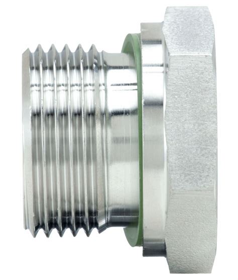 Parker Reducing Adapter 316 Stainless Steel 1 14 In X 12 In Fitting