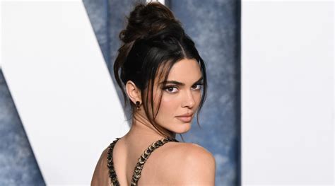 Kendall Jenner Pairs See Through Plain White Tank Dress With Knee High Boots For Latest Fwrd