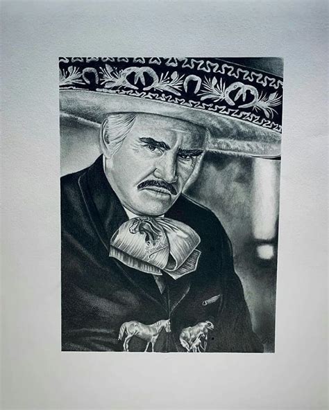 Portrait Of Vicente Fernandez By Nascenttattoos Mexicanstyleart Art