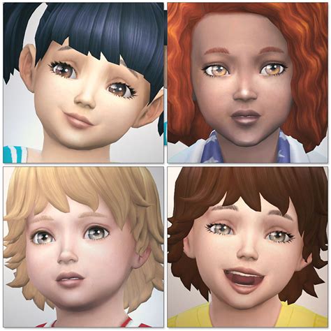 Best Sims 4 Toddler Eyelashes Cc Maxis Match Alpha Fandomspot