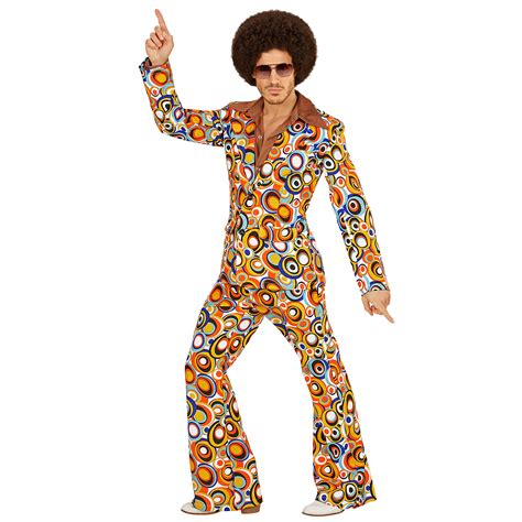 Groovy 70s Disco Kostuum Man Saterday Night Fever