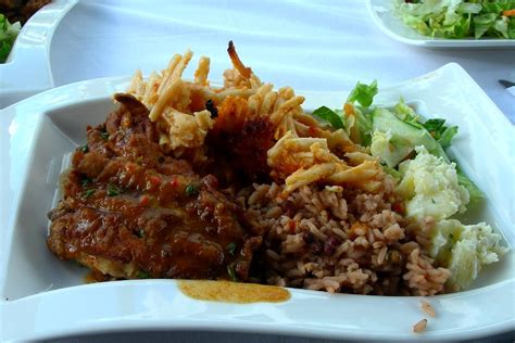 bajan lunch very typical dishes for barbados and made ba… flickr