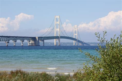 Michigan Exposures The Mackinac Bridge In August