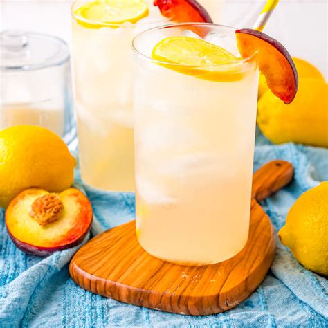 Peach Lemonade Recipe Food Folks And Fun