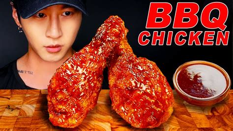 ASMR BBQ FRIED CHICKEN COOKING EATING SOUNDS Zach Choi ASMR YouTube