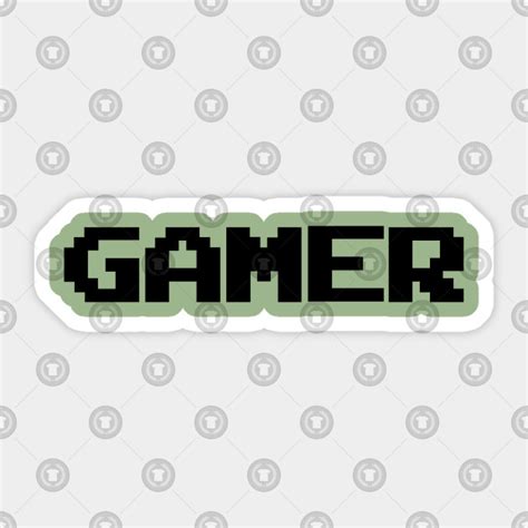 Gamer Gamer Sticker Teepublic